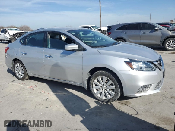 2017 Nissan Sentra S with VIN 3N1AB7AP5HY323905, listed as a Copart auction lot 89083675 with 84,580 mi miles and Salvage Title. Bid and sale history available at DreamBid. Image 4.