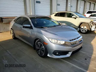 2016 Honda Civic EX-L with VIN 19XFC1F75GE025800, listed as a Copart auction lot 84600314 with 80,514 mi miles and Salvage title. Bid and sale history available at DreamBid. Image 10.