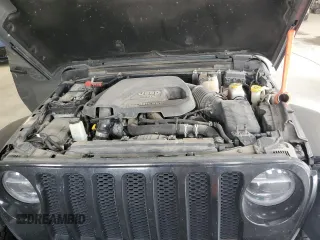 2020 Jeep Wrangler Unlimited Willys with VIN 1C4HJXDM2LW345683, listed as a Copart auction lot 57156215 with Not provided miles and Salvage title. Bid and sale history available at DreamBid. Image 11.