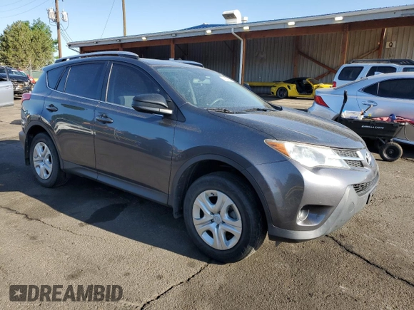 2013 Toyota RAV4 LE with VIN JTMBFREV0DD042182, listed as a Copart auction lot 60904055 with 113,387 mi miles and Salvage title. Bid and sale history available at DreamBid. Image 4.