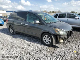 2007 Nissan Quest with VIN 5N1BV28U07N140913, listed as a Copart auction lot 49045225 with 185,961 mi miles and Salvage Title. Bid and sale history available at carsss.com. Image 4.