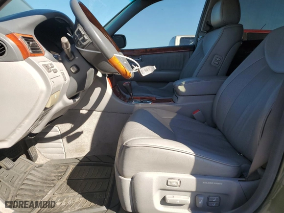 2005 Lexus LS 430 with VIN JTHBN36F755018222, listed as a Copart auction lot 47138745 with 129,320 mi miles and Salvage Title. Bid and sale history available at carsss.com. Image 7.
