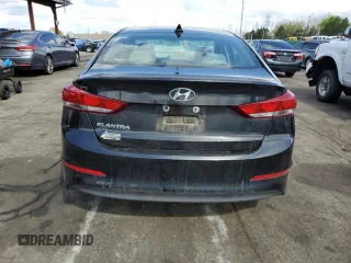 2018 Hyundai Elantra SEL with VIN 5NPD84LF6JH397266, listed as a Copart auction lot 54344385 with 51,536 mi miles and Non Repairable. Bid and sale history available at DreamBid. Image 6.