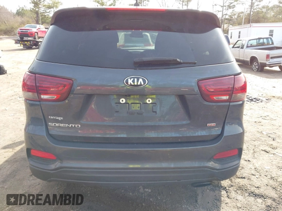 2019 Kia Sorento L with VIN 5XYPG4A30KG476773, listed as a IAAI auction lot 41345456 with 160,706 mi miles. Bid and sale history available at carsss.com. Image 17.