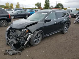 2019 Nissan Rogue SV with VIN 5N1AT2MV9KC720391, listed as a Copart auction lot 74779284 with 84,643 mi miles and Salvage Title. Bid and sale history available at carsss.com. Image 1.