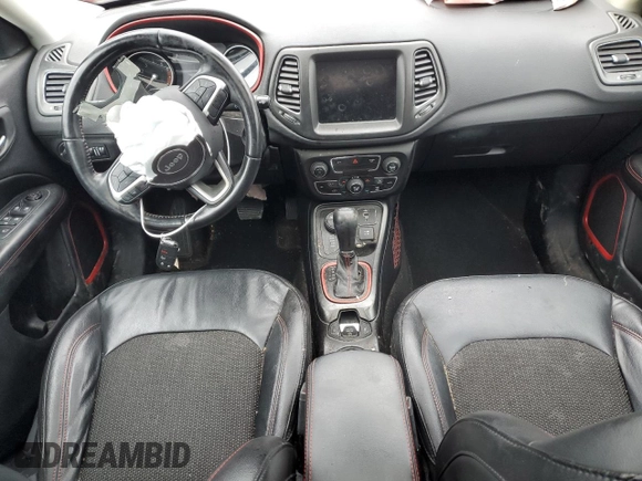 2020 Jeep Compass Trailhawk with VIN 3C4NJDDB9LT222694, listed as a Copart auction lot 52578765 with 62,006 mi miles and Salvage Title. Bid and sale history available at carsss.com. Image 8.