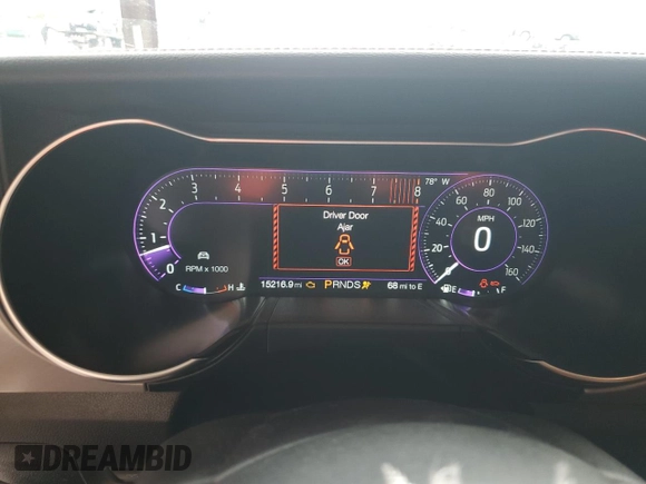 2023 Ford Mustang GT with VIN 1FA6P8CF4P5306612, listed as a Copart auction lot 56597835 with 15,216 mi miles and Salvage title. Bid and sale history available at DreamBid. Image 9.