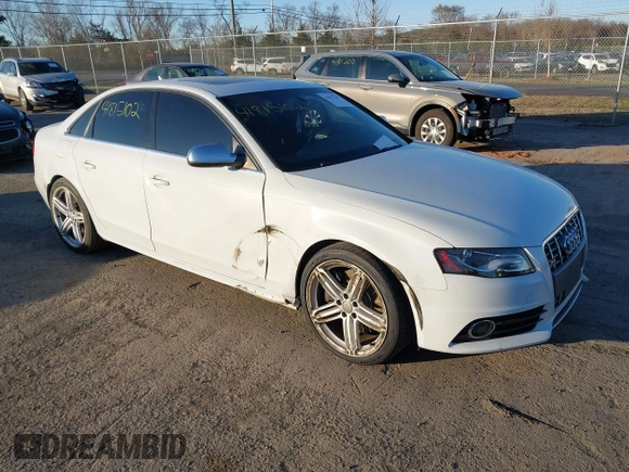2012 Audi S4 Prestige with VIN WAUKGAFL7CA067976, listed as a IAAI auction lot 41815102 with 141,985 mi miles. Bid and sale history available at carsss.com. Image 1.