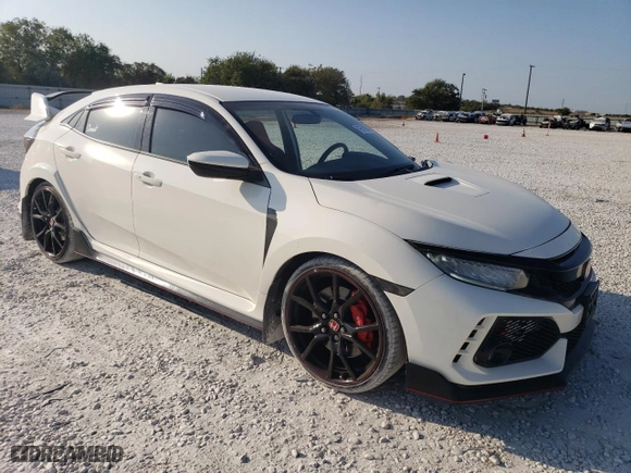 2019 Honda Civic Type R Touring with VIN SHHFK8G7XKU205589, listed as a Copart auction lot 76519084 with 38,932 mi miles and Salvage Title. Bid and sale history available at carsss.com. Image 4.