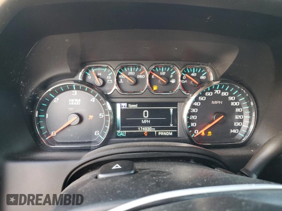 2016 Chevrolet Suburban LS with VIN 1GNSKGKC0GR464308, listed as a Copart auction lot 46694305 with 174,930 mi miles and Salvage Title. Bid and sale history available at carsss.com. Image 9.