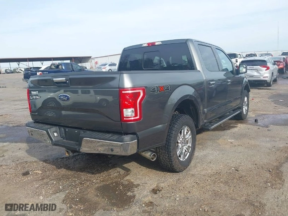 2017 Ford F-150 XL with VIN 1FTEW1EF5HFB81046, listed as a IAAI auction lot 41867836 with 117,896 mi miles. Bid and sale history available at carsss.com. Image 4.