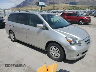 2007 Honda Odyssey EX-L with VIN 5FNRL38667B437022, listed as a Copart auction lot 56135825 with 183,864 mi miles and Clean Title. Bid and sale history available at carsss.com. Image 4.