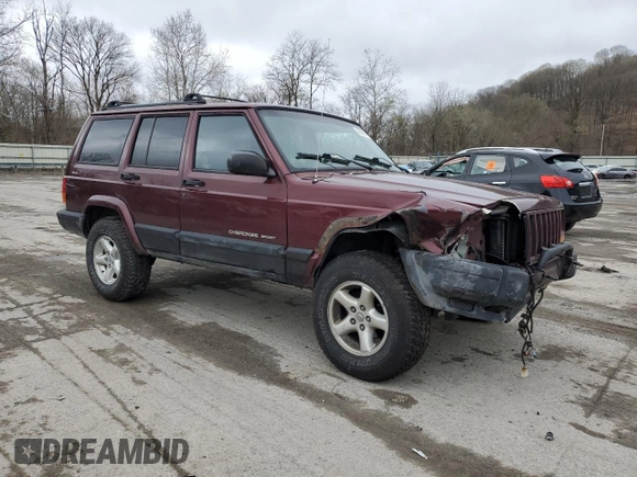 2000 Jeep Cherokee z VIN 1J4FF48S0YL254270, wystawiony jako Copart lot #52589415 z przebiegiem 166 860 mil mil oraz Szkoda całkowita • Salvage title. Historia ofert i sprzedaży dostępna na DreamBid. Obrazek 4.