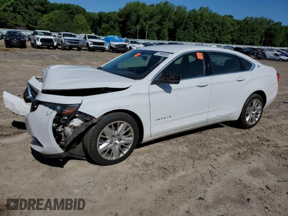 2016 Chevrolet Impala LS with VIN 2G11X5SA4G9175749, listed as a Copart auction lot 57948065 with 87,735 mi miles and Clean title. Bid and sale history available at DreamBid. Image 1.