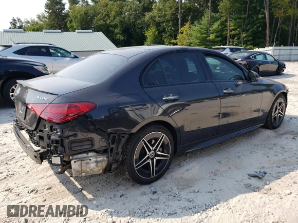 2023 Mercedes-Benz C 300 z VIN W1KAF4HB4PR104518, wystawiony jako Copart lot #71534004 z przebiegiem 32 096 mil mil oraz Szkoda całkowita • Salvage title. Historia ofert i sprzedaży dostępna na DreamBid. Obrazek 3.