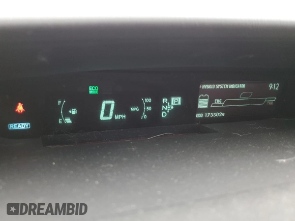 2010 Toyota Prius II with VIN JTDKN3DU6A5175138, listed as a Copart auction lot 50332455 with 173,302 mi miles and Salvage Title. Bid and sale history available at carsss.com. Image 9.
