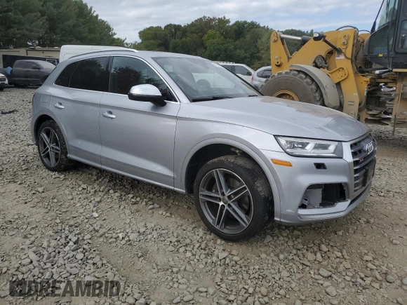 2019 Audi SQ5 Premium Plus with VIN WA1B4AFY9K2033449, listed as a Copart auction lot 72189954 with 32,027 mi miles and Salvage Title. Bid and sale history available at DreamBid. Image 4.