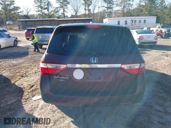 2012 Honda Odyssey EX-L with VIN 5FNRL5H60CB096691, listed as a IAAI auction lot 41824395 with 93,047 mi miles and . Bid and sale history available at DreamBid. Image 16.