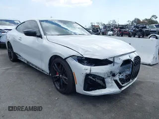 2024 BMW 4 Series 430i z VIN WBA53AP08RCN26863, wystawiony jako IAAI lot #41914826 z przebiegiem 16 369 mil mil oraz . Historia ofert i sprzedaży dostępna na DreamBid. Obrazek 1.