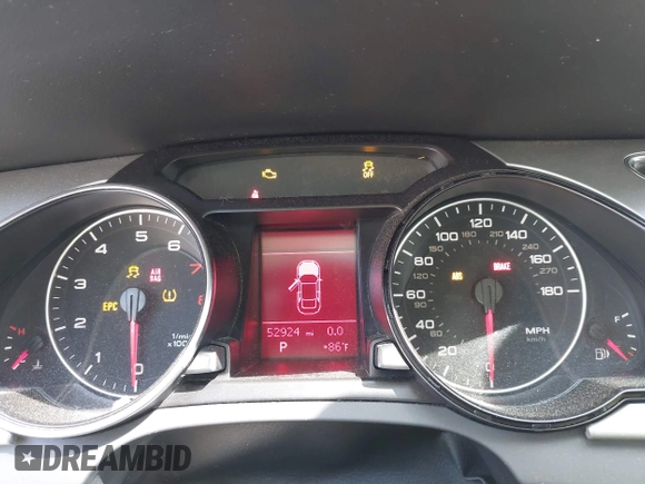 2012 Audi A5 Premium с VIN WAUCFAFR5CA000501, выставлен на аукционе IAAI как лот 42551730 с пробегом 52 924 миль миль и . История ставок и продаж доступна на DreamBid. Изображение 7.