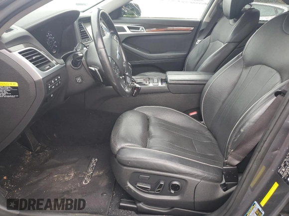 2015 Hyundai Genesis 3.8L with VIN KMHGN4JE8FU017367, listed as a Copart auction lot 72905964 with 107,057 mi miles and Salvage Title. Bid and sale history available at carsss.com. Image 7.