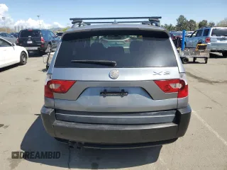 2004 BMW X3 3.0i with VIN WBXPA93484WC30120, listed as a Copart auction lot 51384465 with 113,330 mi miles and Salvage Title. Bid and sale history available at carsss.com. Image 6.