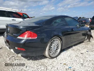 2007 BMW 6 Series 650i with VIN WBAEH13577CR52544, listed as a Copart auction lot 41953005 with 162,867 mi miles and Salvage Title. Bid and sale history available at carsss.com. Image 3.