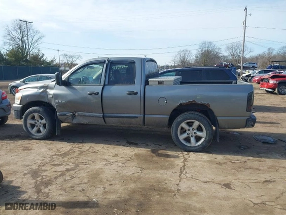 2008 Dodge Ram 1500 SLT with VIN 1D7HU18218J145742, listed as a IAAI auction lot 41527299 with 155,499 mi miles. Bid and sale history available at carsss.com. Image 14.