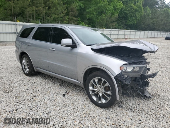 2020 Dodge Durango GT Plus with VIN 1C4RDHDG4LC260129, listed as a Copart auction lot 54903735 with 141,729 mi miles and Salvage title. Bid and sale history available at DreamBid. Image 4.