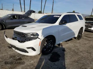 2024 Dodge Durango GT Plus with VIN 1C4RDHDG9RC225692, listed as a Copart auction lot 42327385 with 3,205 mi miles and Salvage title. Bid and sale history available at DreamBid. Image 1.