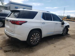 2022 Chevrolet Traverse Premier z VIN 1GNEVKKW3NJ124289, wystawiony jako Copart lot #56140475 z przebiegiem 71 798 mil mil oraz Szkoda całkowita • Salvage title. Historia ofert i sprzedaży dostępna na DreamBid. Obrazek 3.