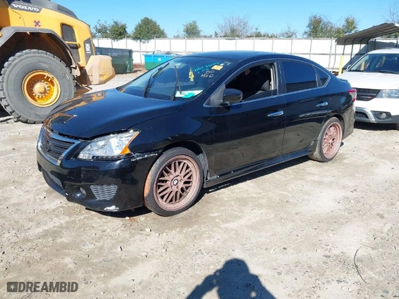 2013 Nissan Sentra SR with VIN 3N1AB7AP5DL731442, listed as a IAAI auction lot 41627604 with 127,648 mi miles. Bid and sale history available at carsss.com. Image 2.
