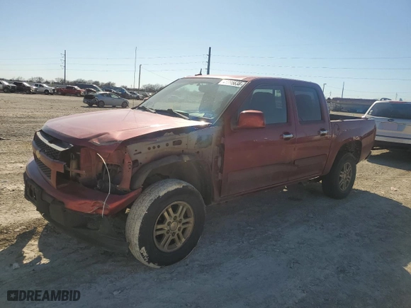 2010 Chevrolet Colorado LT w/1LT with VIN 1GCJTCDE1A8142816, listed as a Copart auction lot 48295635 with 215,593 mi miles and Salvage Title. Bid and sale history available at carsss.com. Image 1.