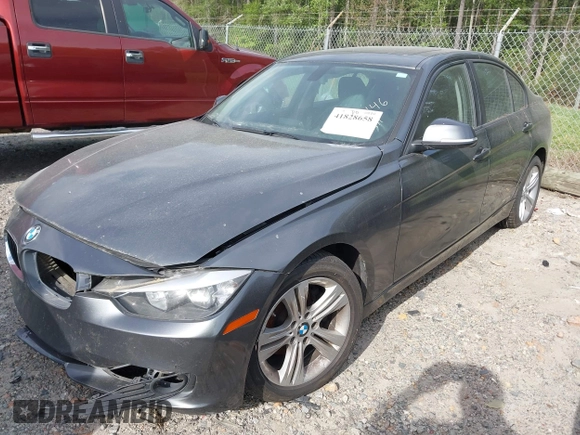 2015 BMW 3 Series 328i with VIN WBA3A5G55FNS90446, listed as a IAAI auction lot 41828658 with 124,867 mi miles. Bid and sale history available at carsss.com. Image 22.