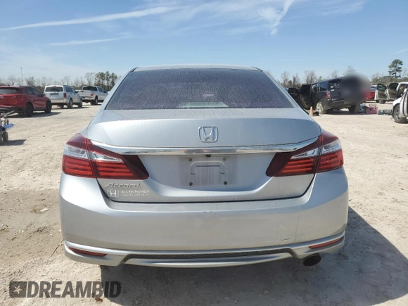 2017 Honda Accord Sedan LX with VIN 1HGCR2F3XHA115373, listed as a Copart auction lot 47831595 with 79,071 mi miles and Salvage Title. Bid and sale history available at carsss.com. Image 6.