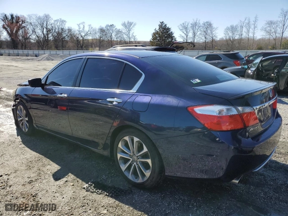 2014 Honda Accord Sedan Sport with VIN 1HGCR2F52EA127725, listed as a Copart auction lot 48856805 with 162,535 mi miles and Salvage Title. Bid and sale history available at carsss.com. Image 2.