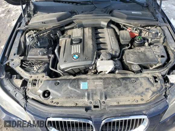 2010 BMW 5 Series 528i xDrive with VIN WBANV1C59AC389920, listed as a Copart auction lot 46808985 with 139,881 mi miles and Clean Title. Bid and sale history available at carsss.com. Image 11.