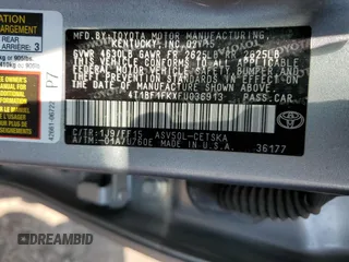 2015 Toyota Camry XLE с VIN 4T1BF1FKXFU036913, выставлен на аукционе Copart как лот 56698865 с пробегом 258 978 миль миль и Списание • Salvage title. История ставок и продаж доступна на DreamBid. Изображение 12.