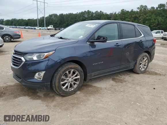 2018 Chevrolet Equinox LT with VIN 3GNAXJEV2JS576992, listed as a Copart auction lot 55694075 with 169,147 mi miles and Salvage title. Bid and sale history available at DreamBid. Image 1.