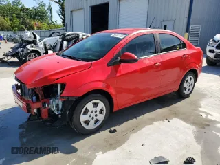 2014 Chevrolet Sonic LS with VIN 1G1JA5SH1E4237915, listed as a Copart auction lot 55061225 with 155,881 mi miles and Salvage title. Bid and sale history available at DreamBid. Image 1.