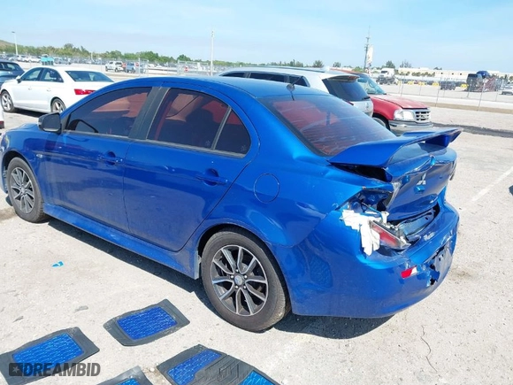 2017 Mitsubishi Lancer ES with VIN JA32U2FU3HU007384, listed as a IAAI auction lot 41875124 with 114,819 mi miles. Bid and sale history available at carsss.com. Image 3.