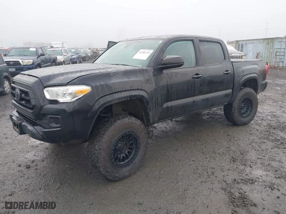 2022 Toyota Tacoma 4WD SR with VIN 3TMCZ5ANXNM490638, listed as a IAAI auction lot 41286719 with 52,328 mi miles. Bid and sale history available at carsss.com. Image 18.