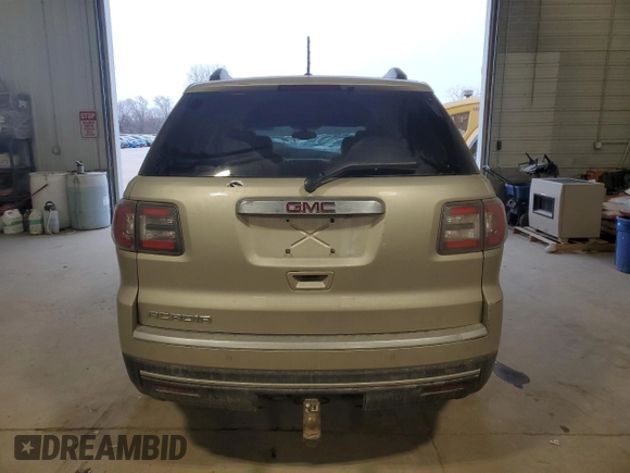 2014 GMC Acadia SLT with VIN 1GKKRRKD9EJ108500, listed as a Copart auction lot 43567395 with 134,442 mi miles and Salvage Title. Bid and sale history available at carsss.com. Image 6.