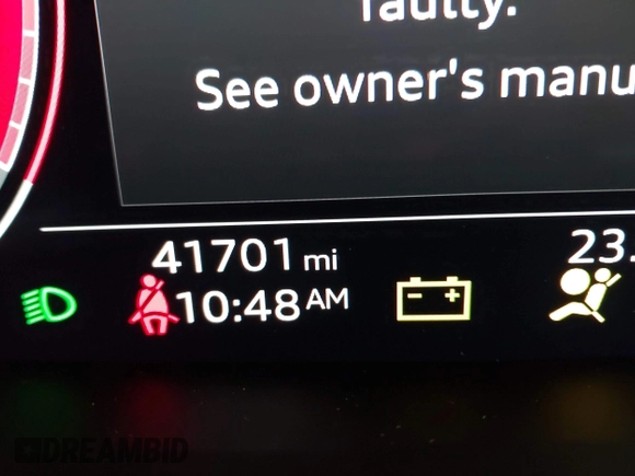 2021 Audi Q8 Premium Plus with VIN WA1EVAF1XMD033688, listed as a IAAI auction lot 42153256 with 41,701 mi miles and . Bid and sale history available at DreamBid. Image 16.