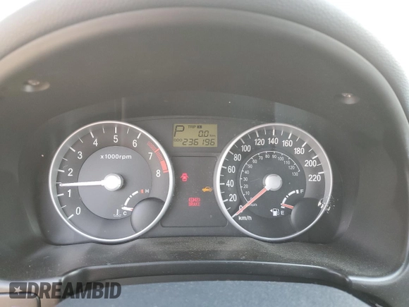 2007 Hyundai Accent GL with VIN KMHCN45C47U112467, listed as a Copart auction lot 64605364 with 236,196 mi miles and Salvage title. Bid and sale history available at DreamBid. Image 9.