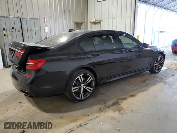 2016 BMW 7 Series 750i with VIN WBA7F0C5XGGL99017, listed as a Copart auction lot 84934504 with 0 mi miles and Salvage Title. Bid and sale history available at carsss.com. Image 3.