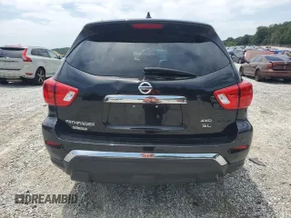 2019 Nissan Pathfinder SV with VIN 5N1DR2MM9KC629317, listed as a Copart auction lot 58920105 with 59,934 mi miles and Salvage title. Bid and sale history available at DreamBid. Image 6.