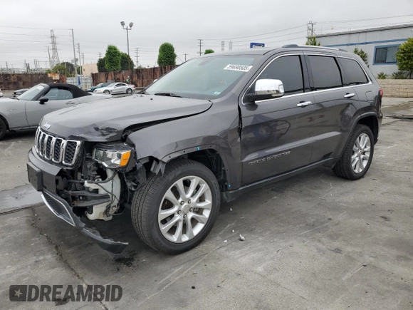 2017 Jeep Grand Cherokee Limited with VIN 1C4RJEBG8HC617099, listed as a Copart auction lot 59698505 with 79,154 mi miles and Salvage title. Bid and sale history available at DreamBid. Image 1.
