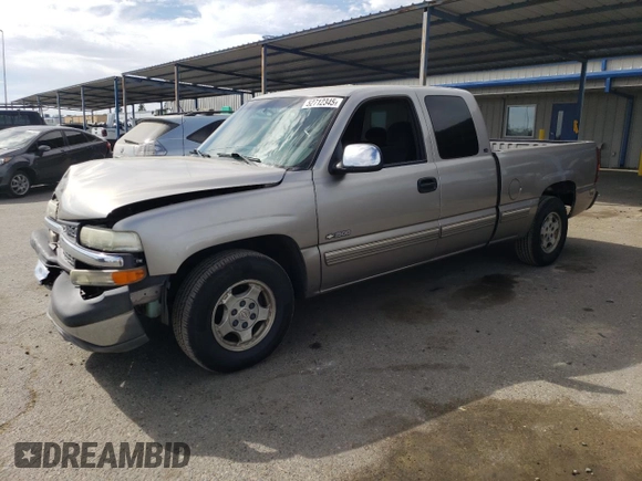 2000 Chevrolet Silverado 1500 LS with VIN 2GCEC19T3Y1202329, listed as a Copart auction lot 52712345 with 149,669 mi miles and Salvage Title. Bid and sale history available at DreamBid. Image 1.