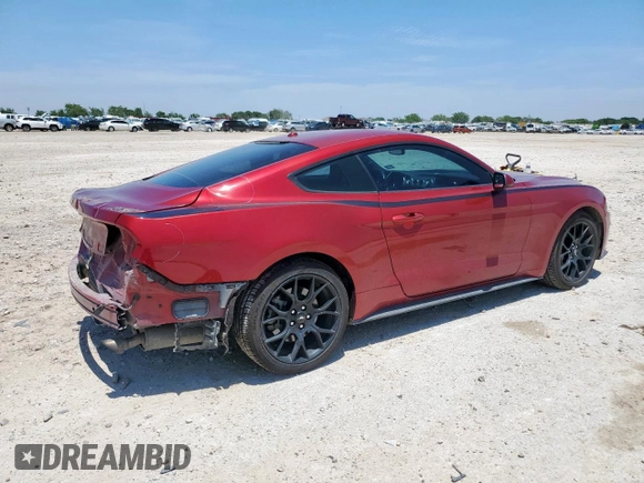2019 Ford Mustang EcoBoost with VIN 1FA6P8TH6K5202066, listed as a Copart auction lot 57166205 with 88,491 mi miles and Salvage title. Bid and sale history available at DreamBid. Image 3.